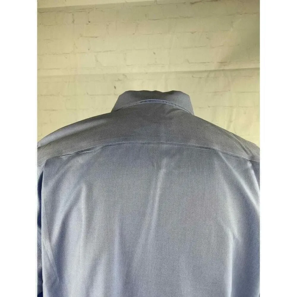Mens Joseph & Feiss Int’l XLarge Fitted Button Up Shirt Plain Long Sleeve EUC